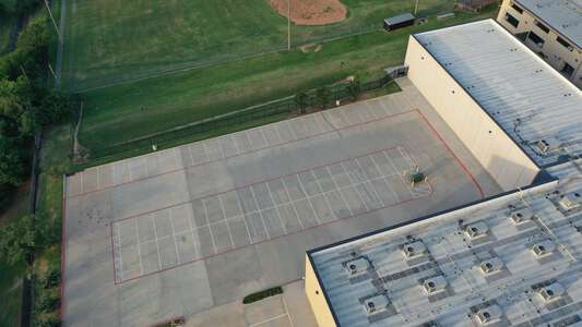 Midwest City Middle School Parking Lot - Side in Midwest City 2