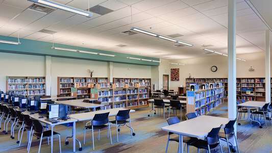 Montezuma Cortez High School Library in Cortez