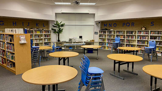 Hyalite Elementary School Library in Bozeman