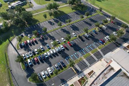 Fivay High School Parking Lot - Front in Hudson