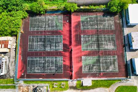 South Plantation High School Tennis Courts in Plantation