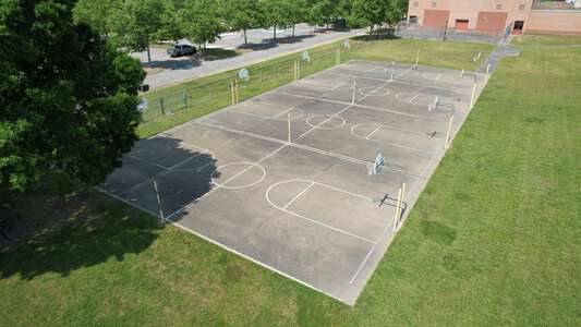 Larkspur Middle School Outdoor Basketball Courts in Virginia Beach 3
