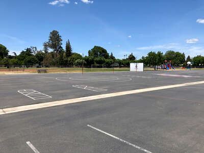 Beard Elementary School Outdoor Basketball Courts in Modesto
