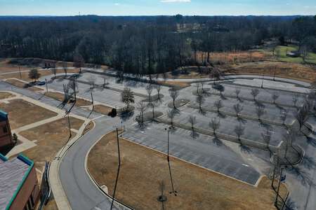 West Forsyth High School Parking Lot - Bus in Cumming