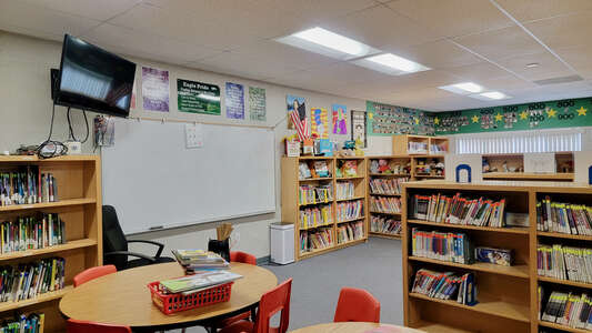 The Heritage School Library in Phelan