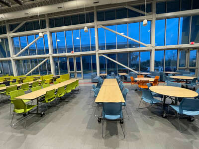 Marshall Middle School Cafeteria w/ Stage in Austin