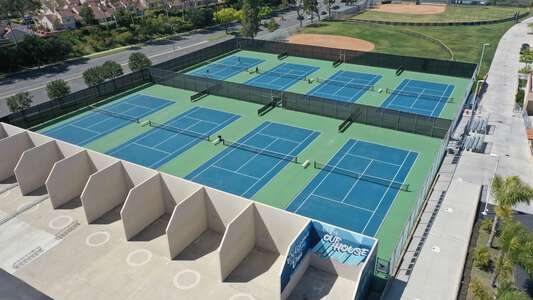 University High School Tennis Courts in Irvine