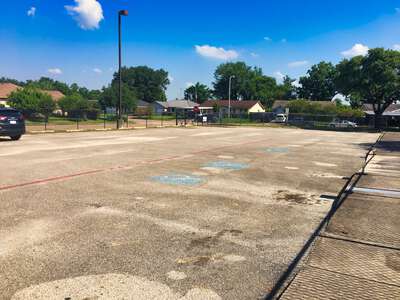Petersen Elementary Parking Lot in Houston 2