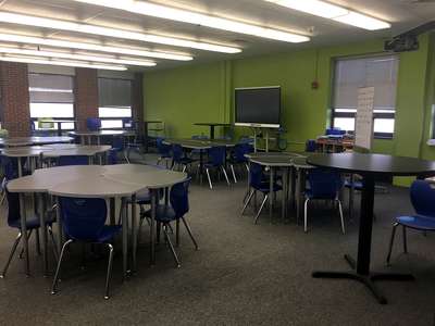 Technology High School Library in Newark