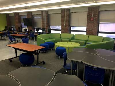 Technology High School Library in Newark
