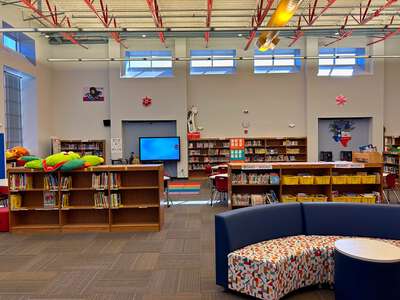 F.P. Caillet Elementary School Library in Dallas