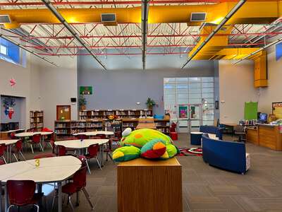 F.P. Caillet Elementary School Library in Dallas