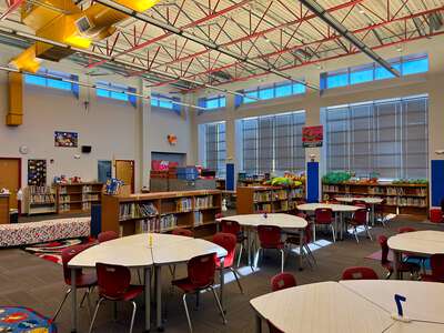 F.P. Caillet Elementary School Library in Dallas