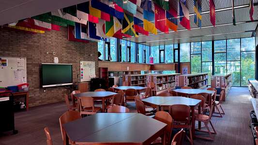 John Muir Elementary School Library in Kirkland