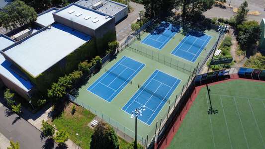 West Linn High School Tennis Courts in West Linn