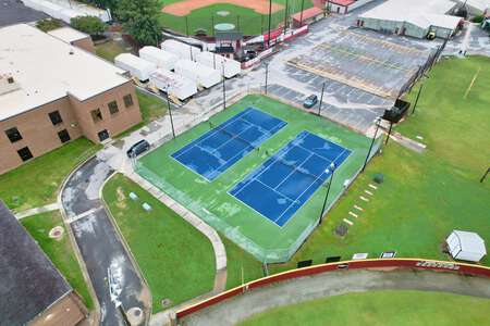 Brookwood High School Tennis Courts in Snellville