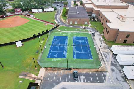 Brookwood High School Tennis Courts in Snellville