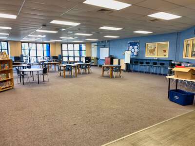 Harvest Ridge Elementary School Learning Commons in St. Charles