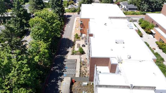 Lake Washington High School Parking Lot - Back in Kirkland