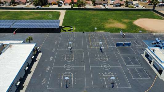 Triple Crown Elementary School Outdoor Basketball Courts in Perris 2
