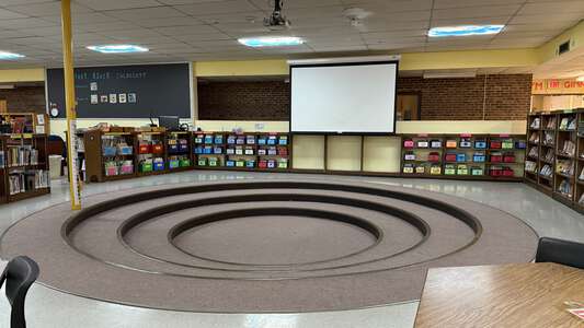 Fort River Elementary School Library in Amherst