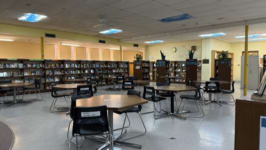 Fort River Elementary School Library in Amherst