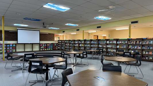 Fort River Elementary School Library in Amherst