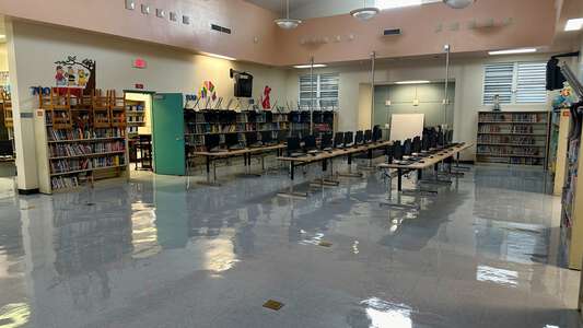 Lakeview Elementary School Library in Miami