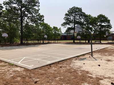 Lake Carolina Elementary School - Lower Outdoor Basketball Courts in Blythewood