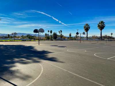Thompson Elementary School Outdoor Basketball Courts in Highland