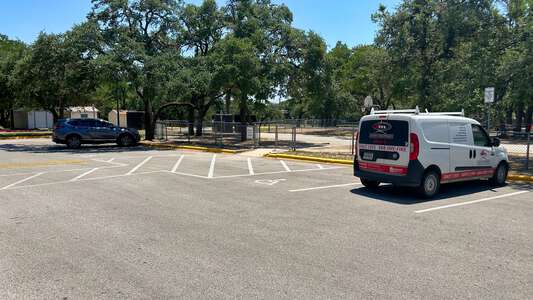Caraway Elementary School Parking Lot - Back Lot in Austin