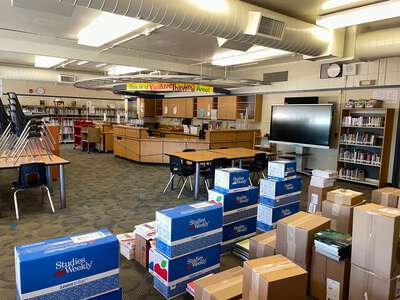 Orchard Elementary School Library in Rio Linda