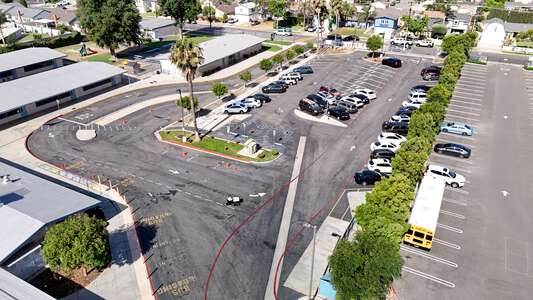 Esplanade Elementary School Parking Lot in Orange