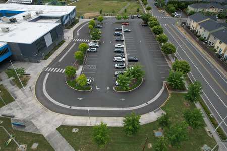 Hazeldale Elementary School Parking Lot in Beaverton 2