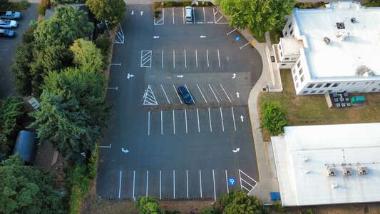 Nathaniel Coe Administration Center Parking Lot in Hood River