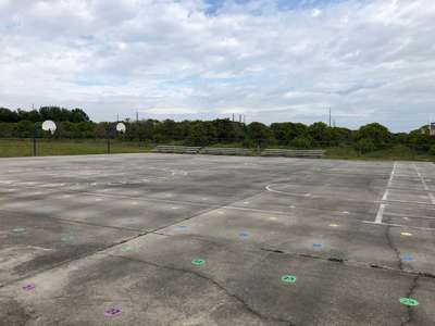 Pinewood Elementary School (PCPS) Outdoor Basketball Courts in Eagle Lake 2