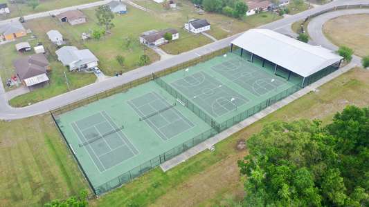 Mulberry Middle School Tennis Courts in Mulberry