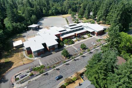 Helen Keller Elementary School Parking Lot - Back in Kirkland