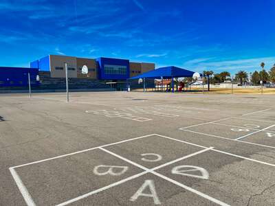Vegas Verdes Elementary School Outdoor Basketball Courts in Las Vegas
