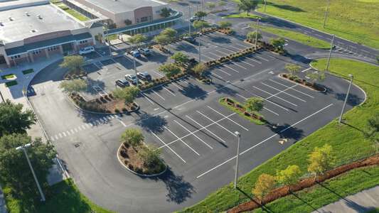 Connerton Elementary School Parking Lot - Front in Land O' Lakes
