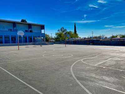 Muscoy Elementary School Outdoor Basketball Courts in San Bernardino