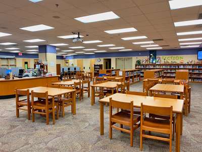 Sand Lake Elementary School Media Center in Orlando