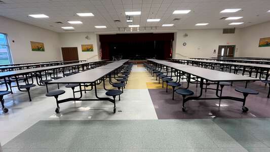 Dixon Road Elementary School Cafeteria in Willow Spring 2