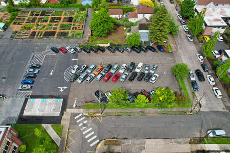 Vestal K-5 School Parking Lot in Portland 2