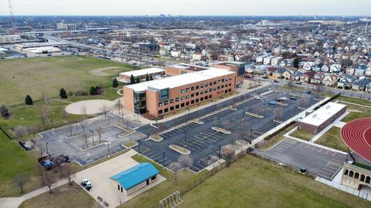 Prieto - Dr. Jorge Prieto Math and Science Parking Lot in Chicago 2