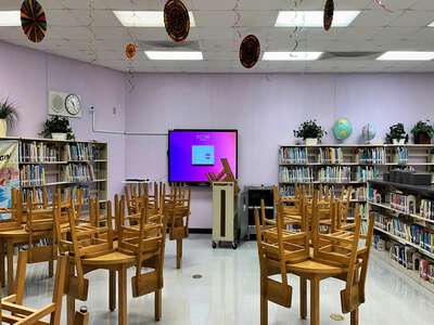 Bel-Aire Elementary School Library in Cutler Bay