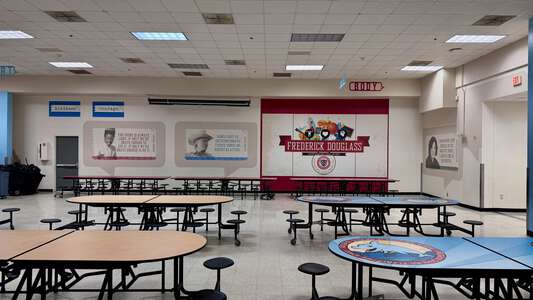 Frederick Douglas Elementary School Cafeteria in Dallas