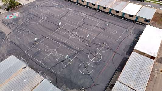 Sam Vaughn Elementary School Outdoor Basketball Courts in Ceres 2