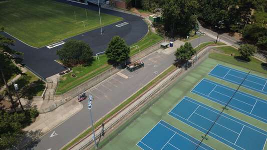 Myers Park High School Parking Lot - Tennis Courts in Charlotte 2