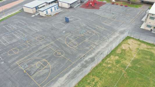 Valencia Park Elementary School Outdoor Basketball Courts in San Diego 2